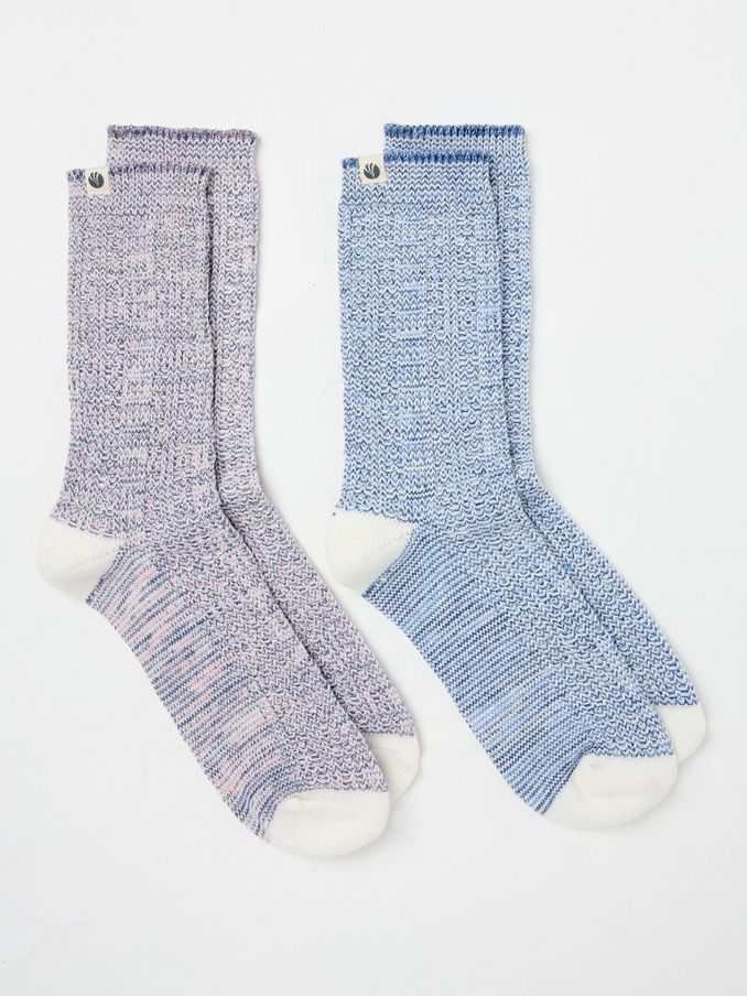 Multi 2 Pack Women's Boot Socks (AC3272) | €15.50