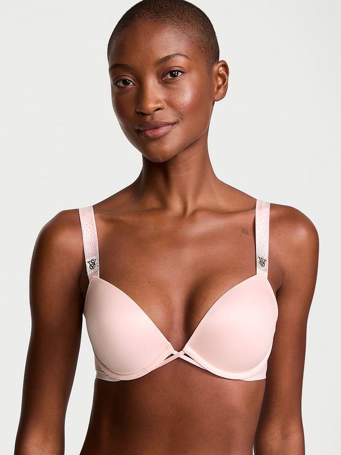 Angel Pink Push Up Scattered Shine Strap Bra (AC3321) | €68