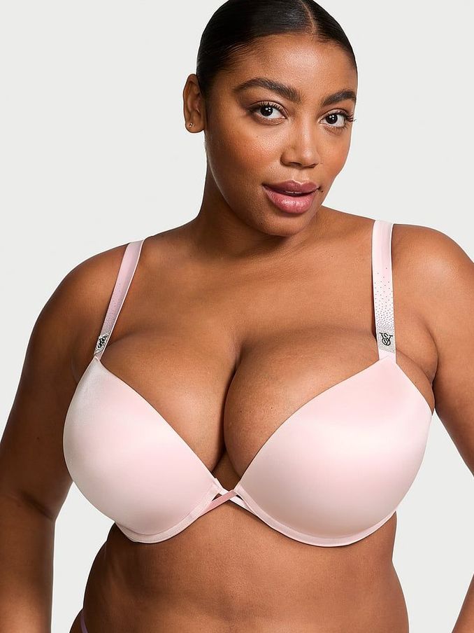 Angel Pink Add 2 Cups Push Up Bombshell Scattered Shine Strap Bra (AC3335) | €68