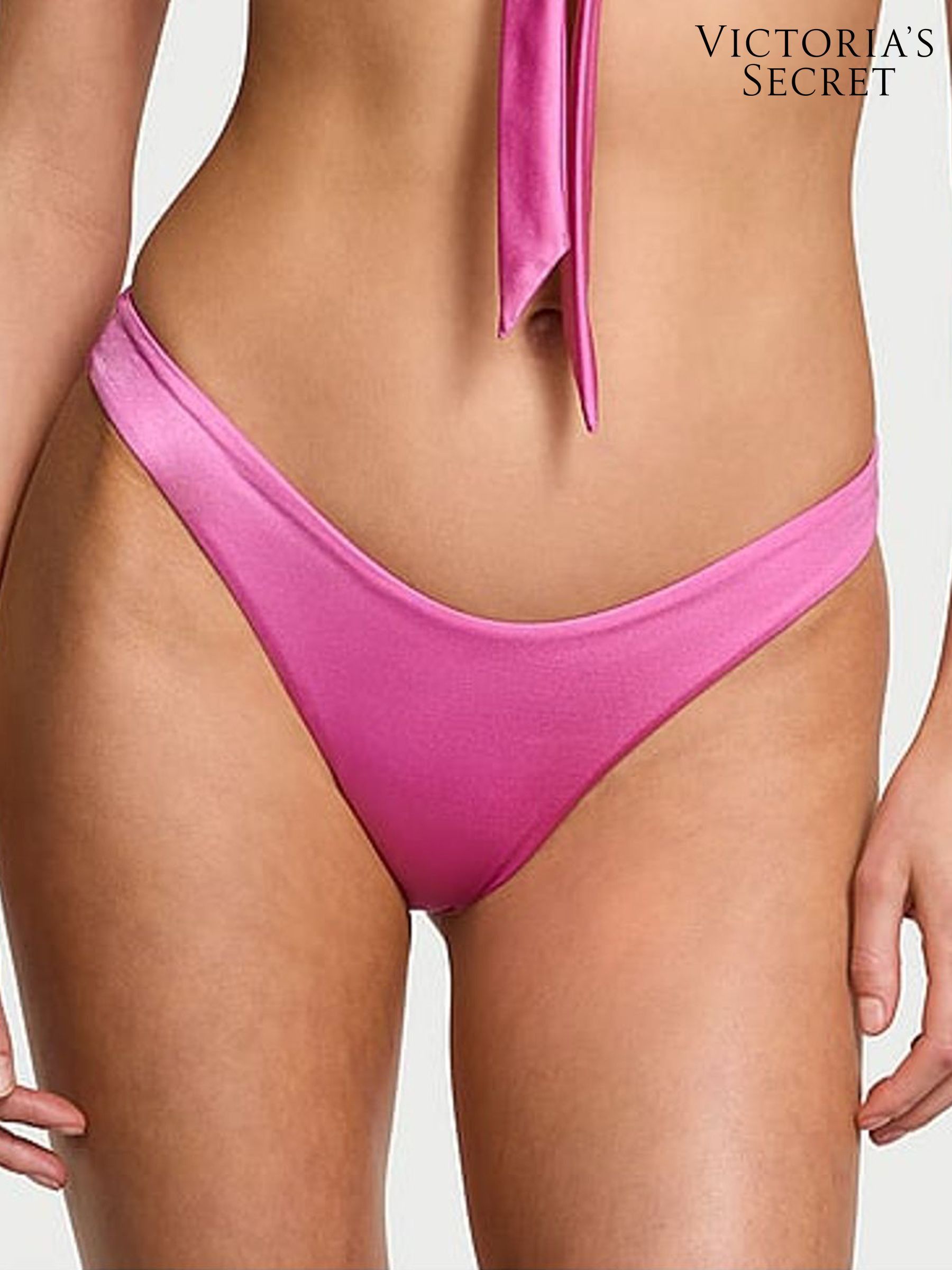 New Peony Pink Brazilian Bikini Bottoms (AC3473) | €52