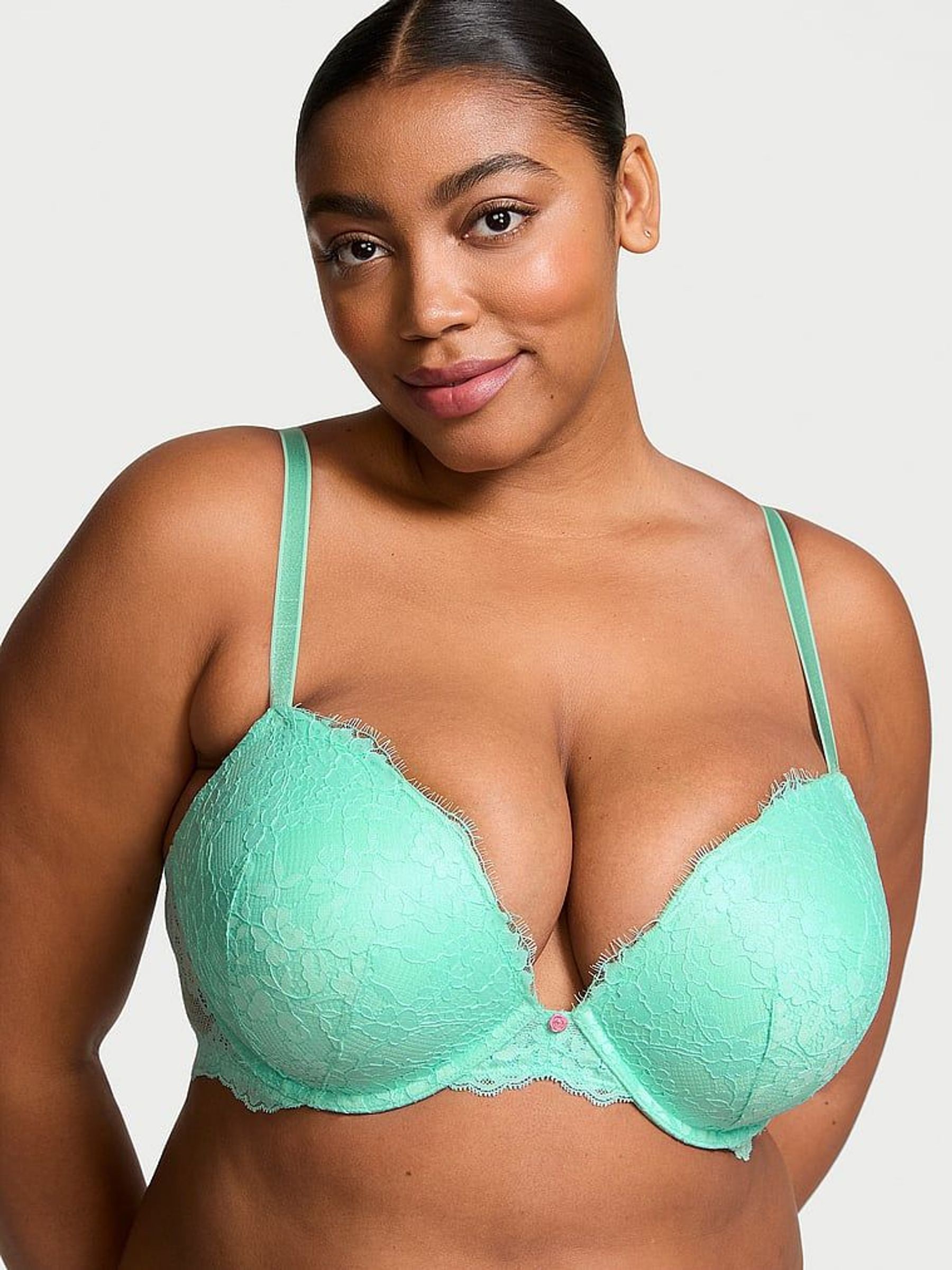 Waterfall Green Push Up Bra (AC3531) | €56