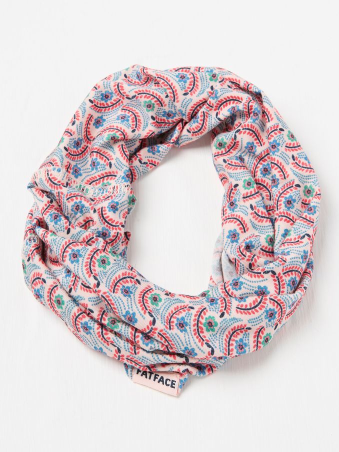 Pink Floral Print Multi Use Snood (AC3584) | €16.50