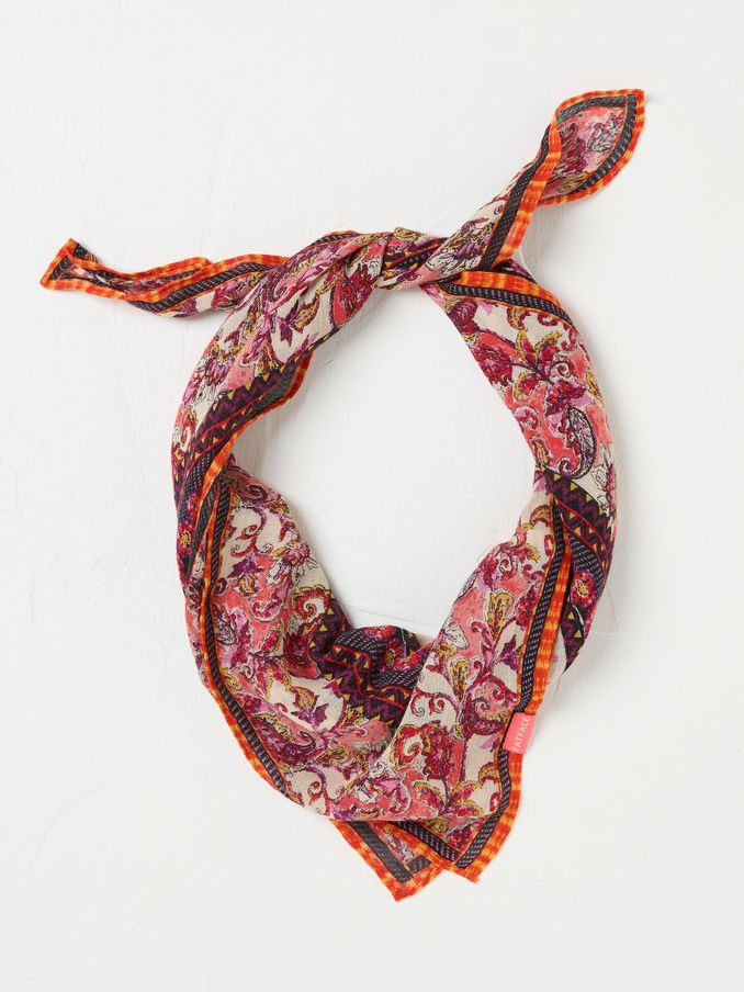 Pink Innocence Printed Hair Scarf (AC4537) | $20