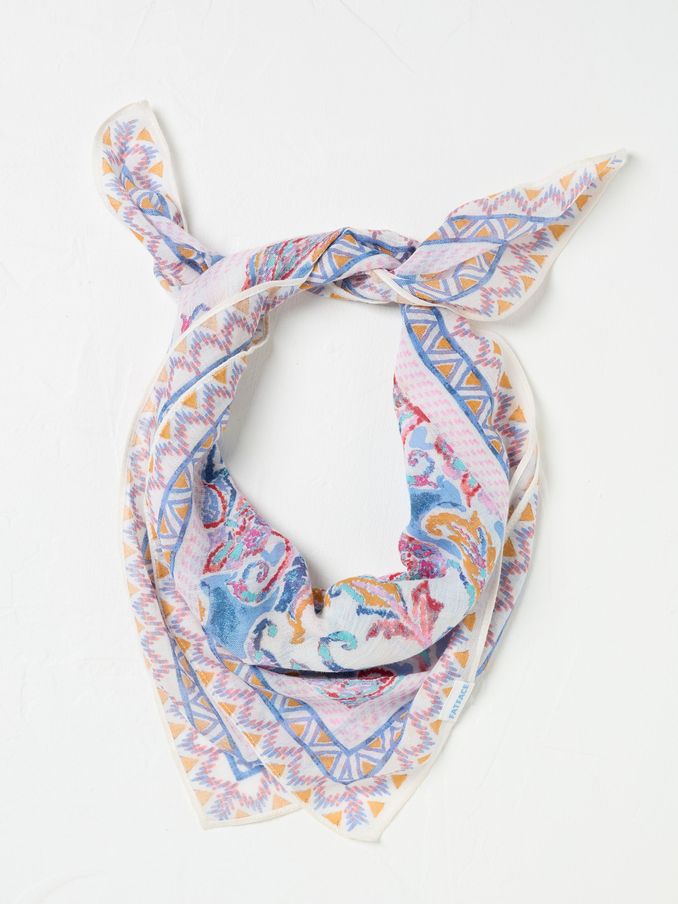Pink Utopia Printed Hair Scarf (AC4541) | €18