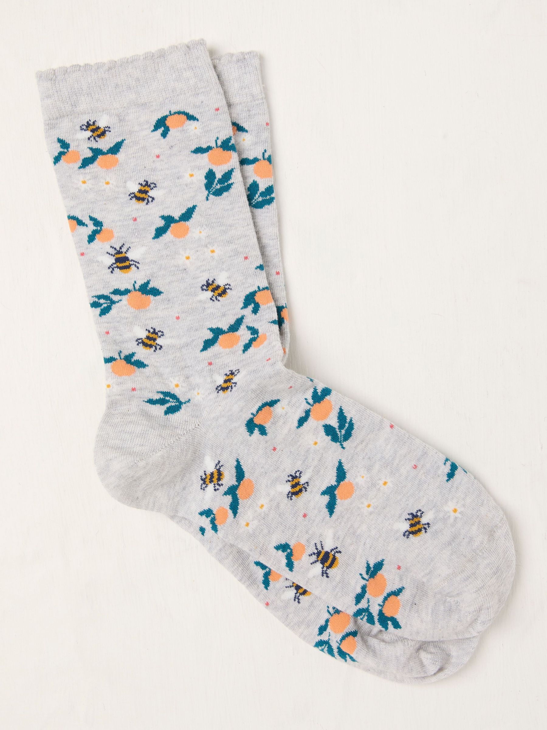 Grey Bee Socks (AC5374) | €9.50