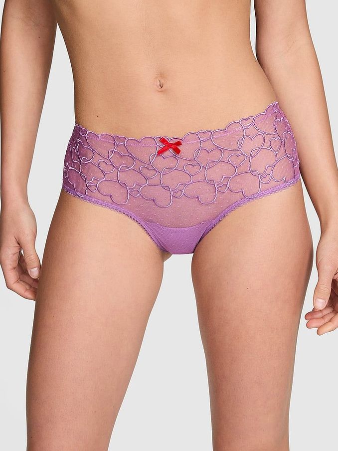 Grape Taffy Purple Cheeky Lace Knickers (AC7515) | €10.50