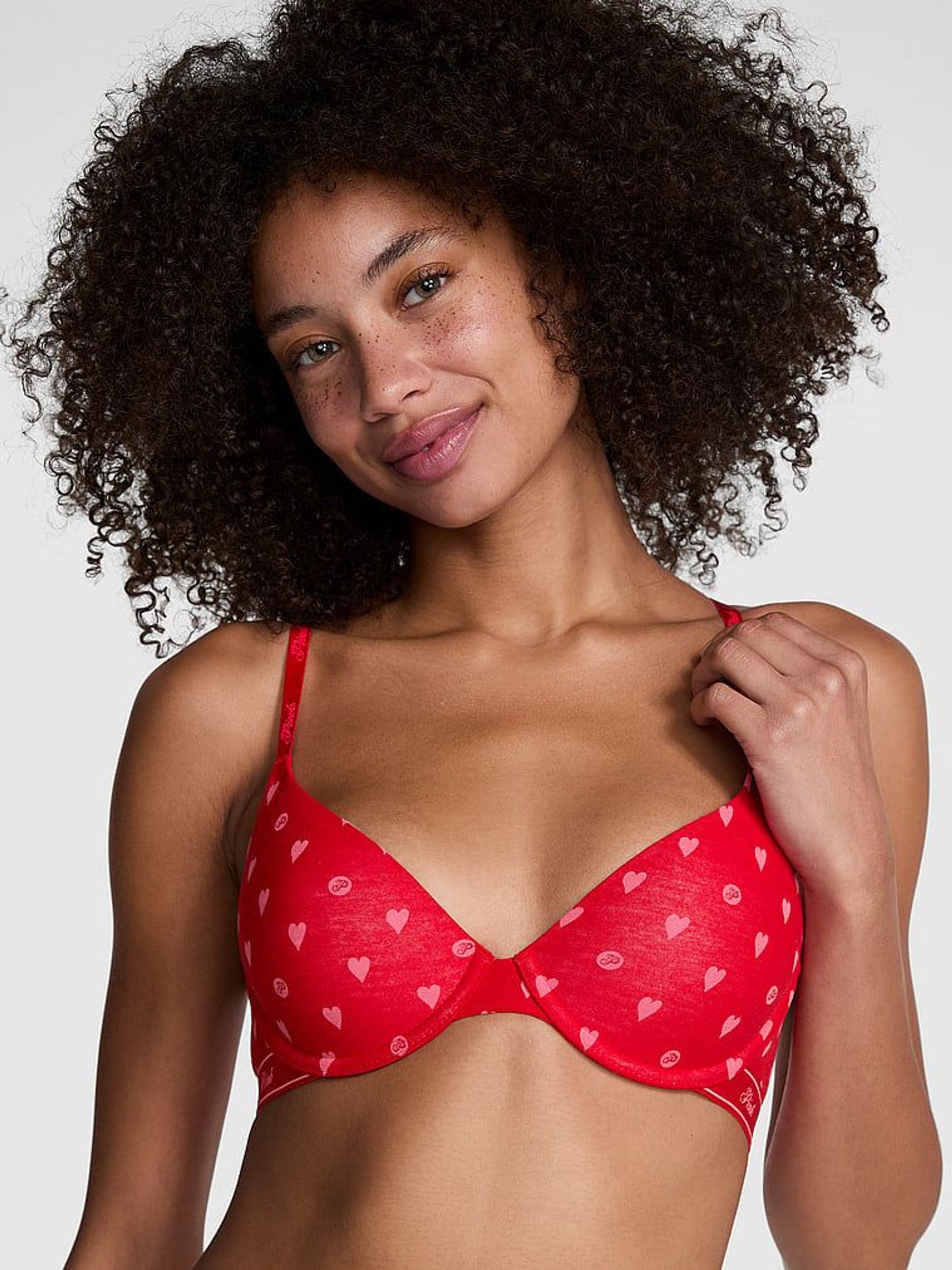 Red Heart T Shirt Bra (AC7529) | €33