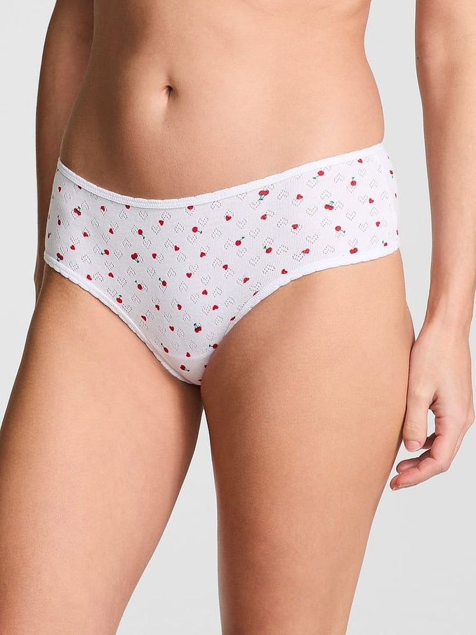 White Cherry Cheeky Cotton Knickers (AC7539) | €10.50