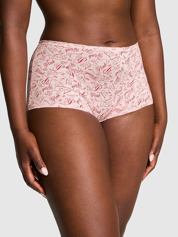 Angel Pink Cotton Boyshort Knickers (AC8995) | €10.50