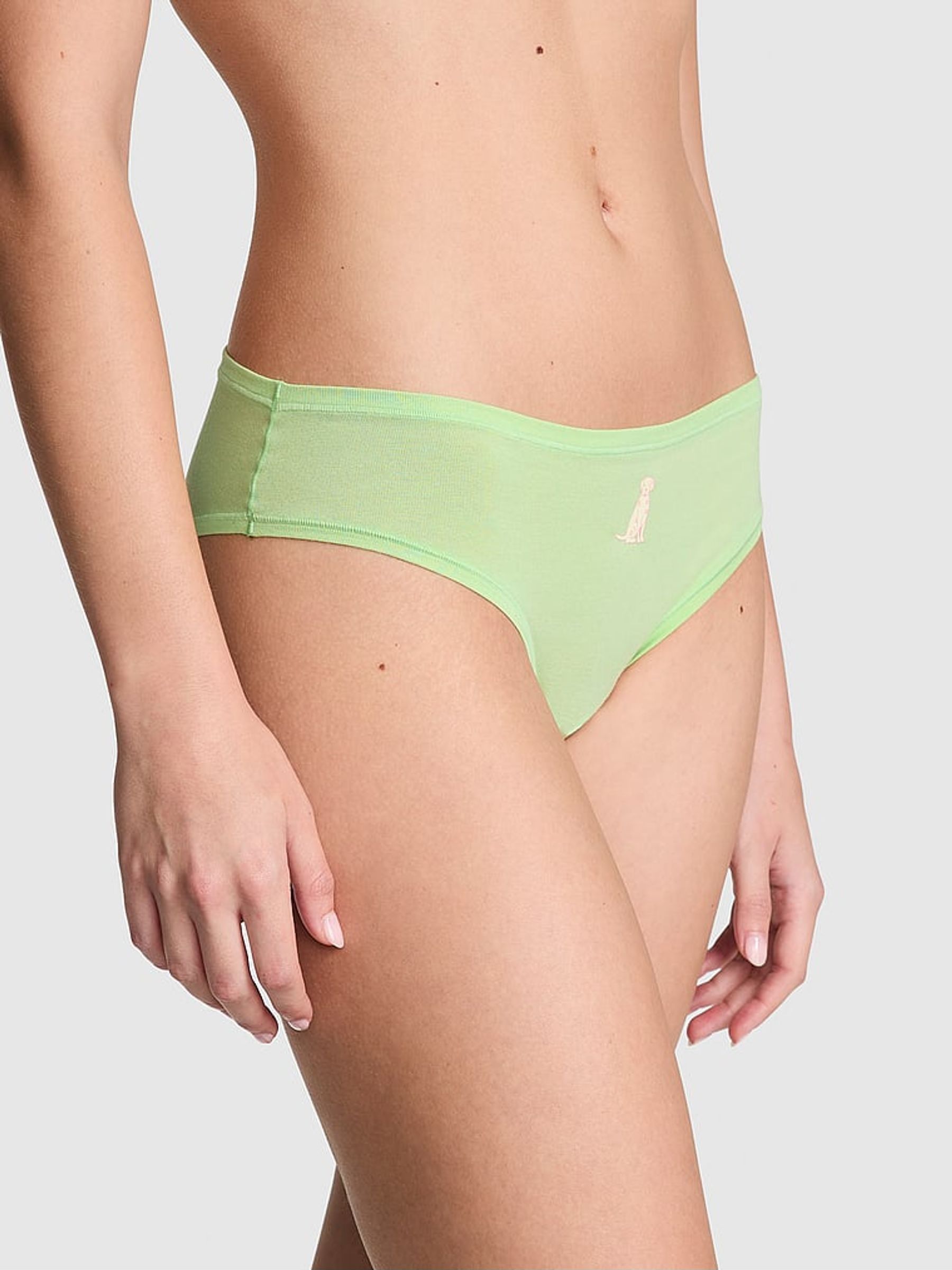 Pale Petal Green Cheeky Cotton Knickers (AC9002) | €10.50
