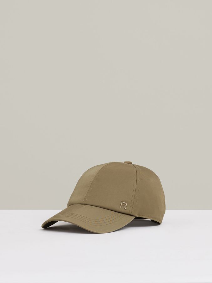Adjustable Embroidered Logo Baseball Cap in Khaki (AC9323) | US$75