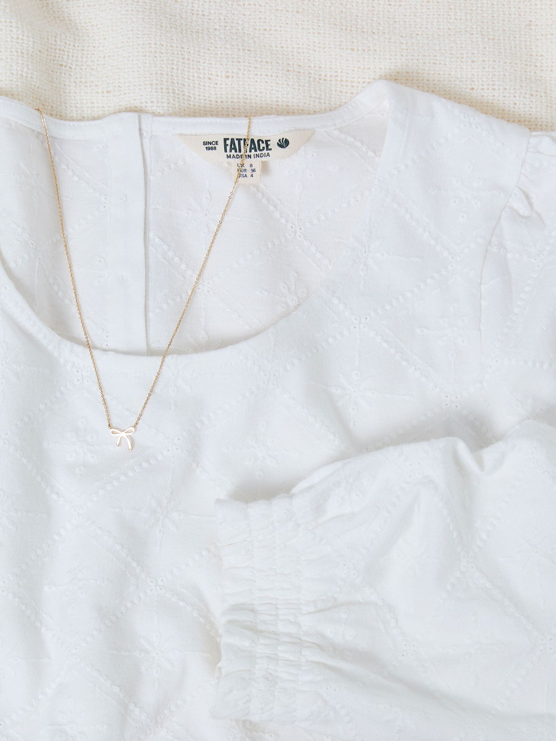 Polly White Broderie Top (AD1779) | $60