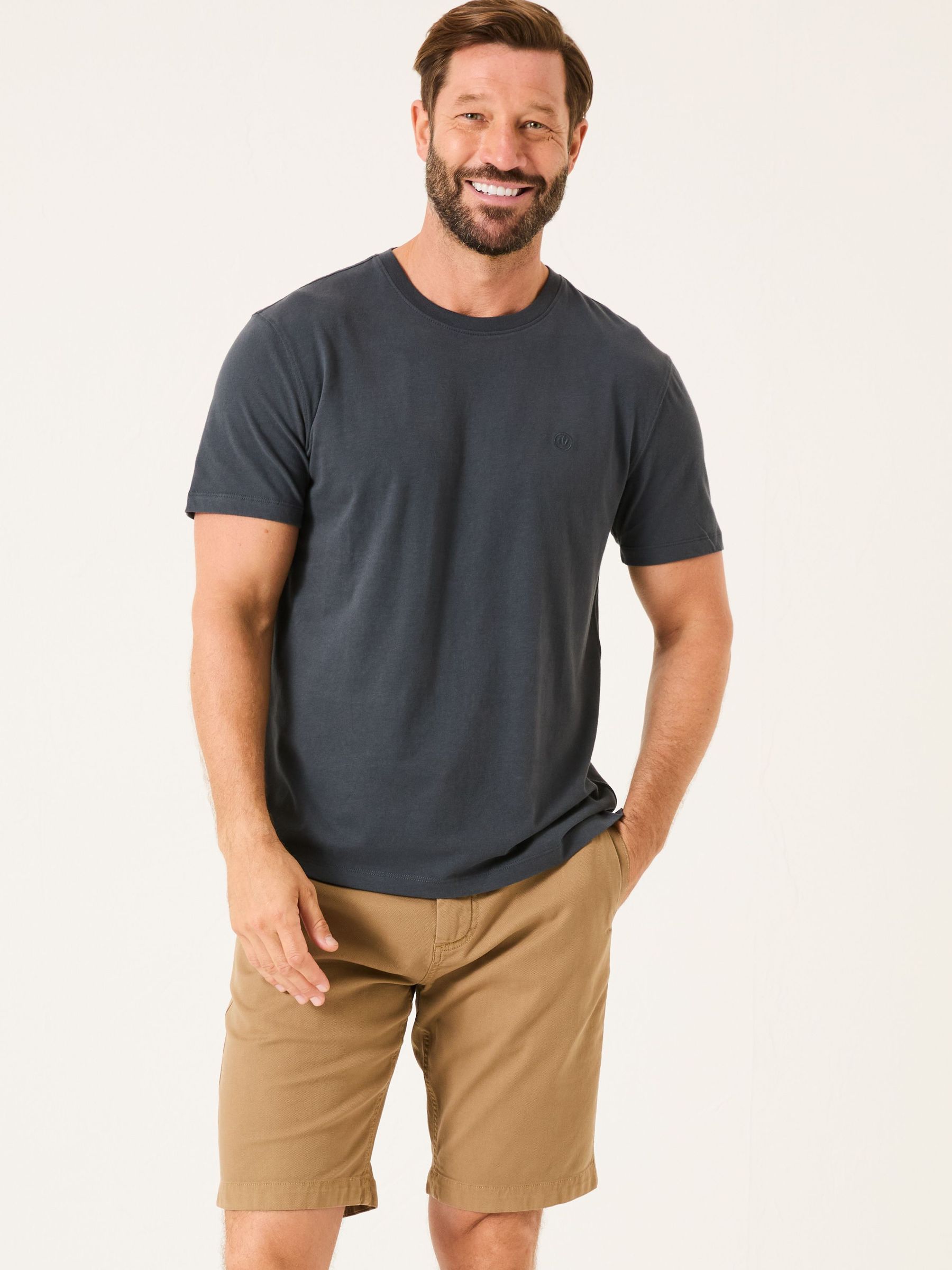 Lulworth Washed Black T-Shirt (AD2755) | $34