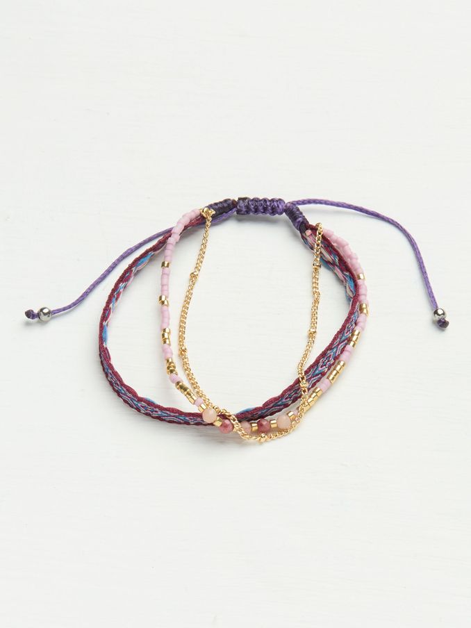 Purple Woven Bracelet (AD4935) | €13.50