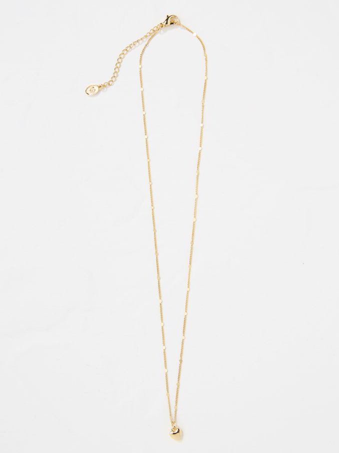 Gold Tone Heart Pendant Necklace (AD5263) | €21.50