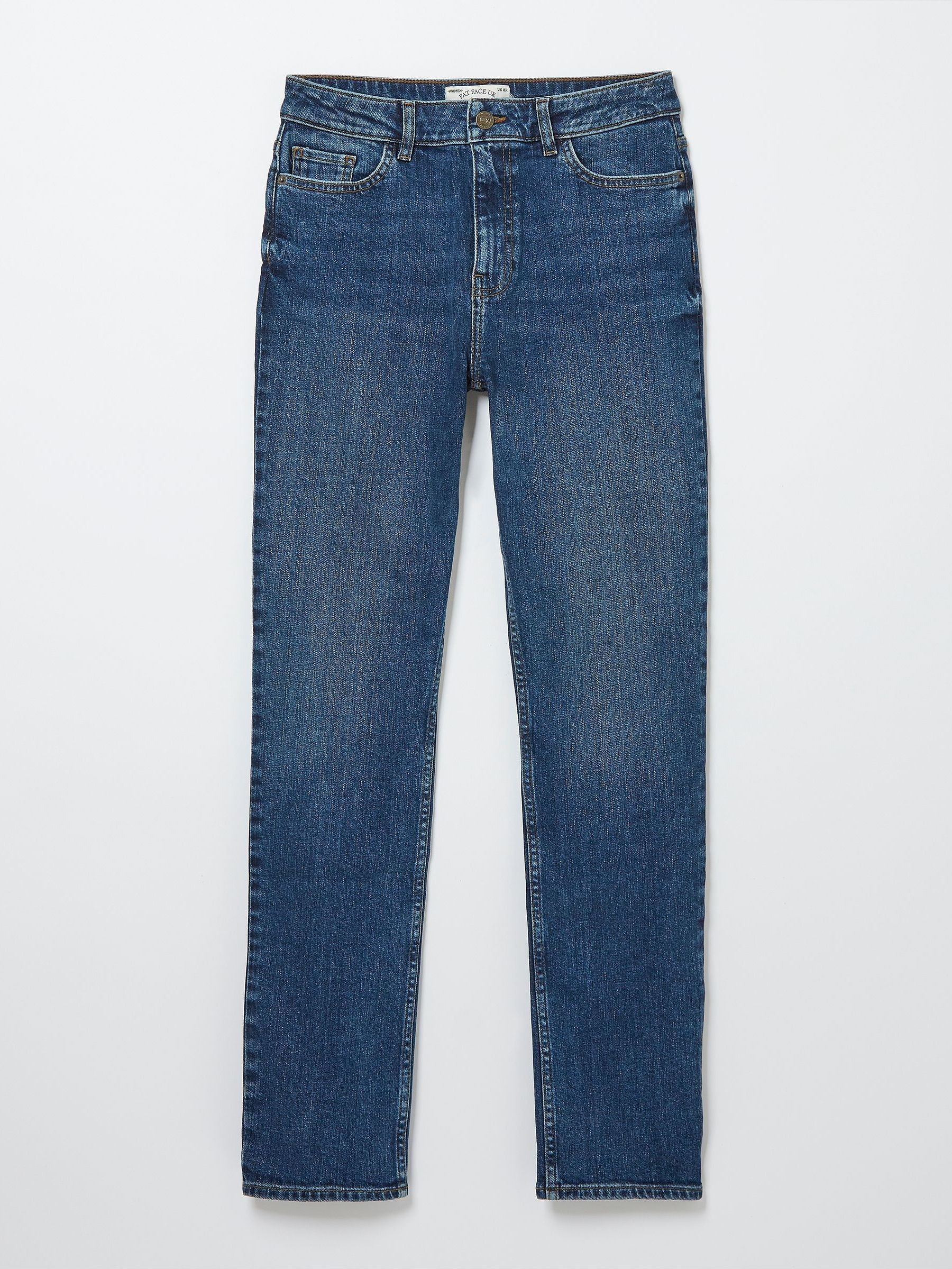 Chesham Dark Vintage Blue Girlfriend Jeans (AD8598) | $84
