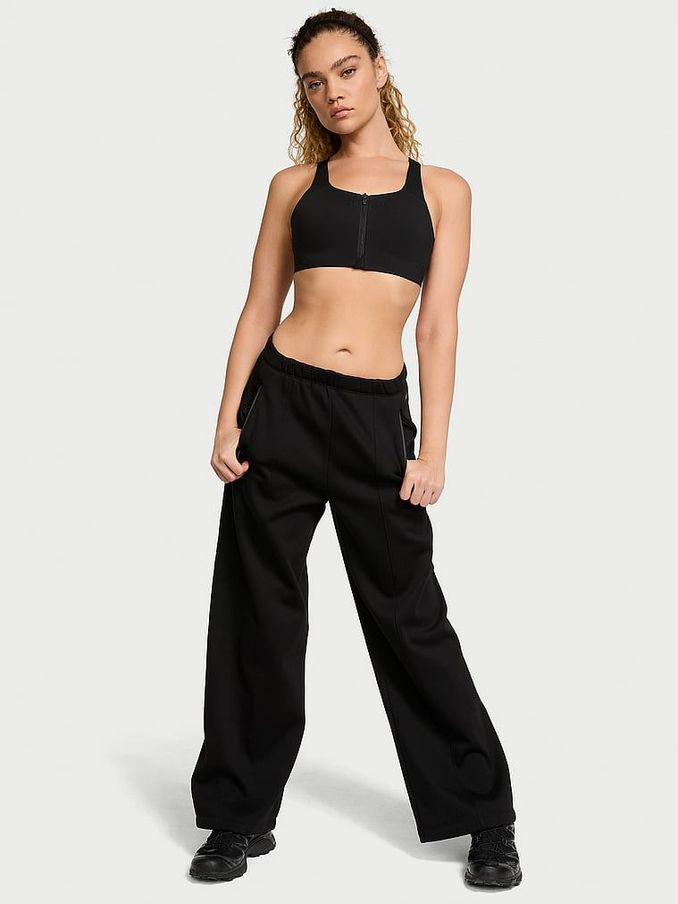 Black Fleece Wide Leg Jogger (AD8637) | €56