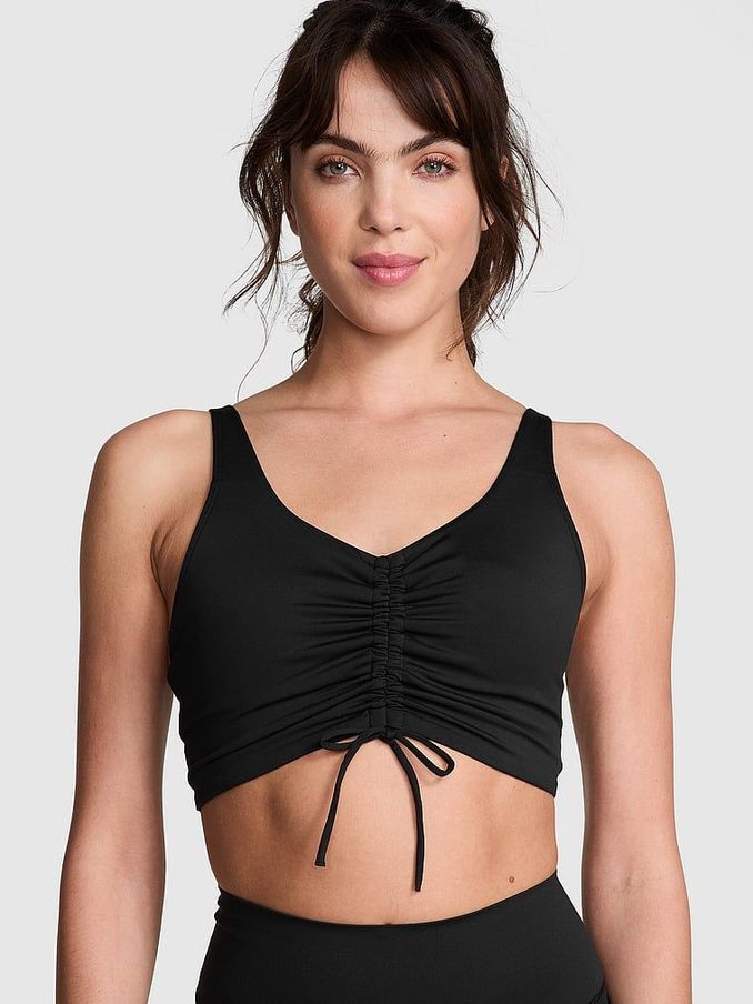 Black Relay Cinched Plunge Bra (AD8654) | €33
