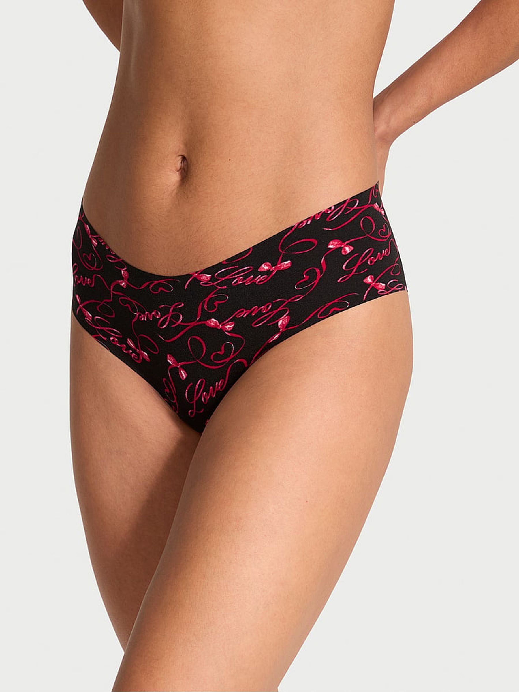 Black Love Script Cheeky Knickers (AD8664) | €10.50