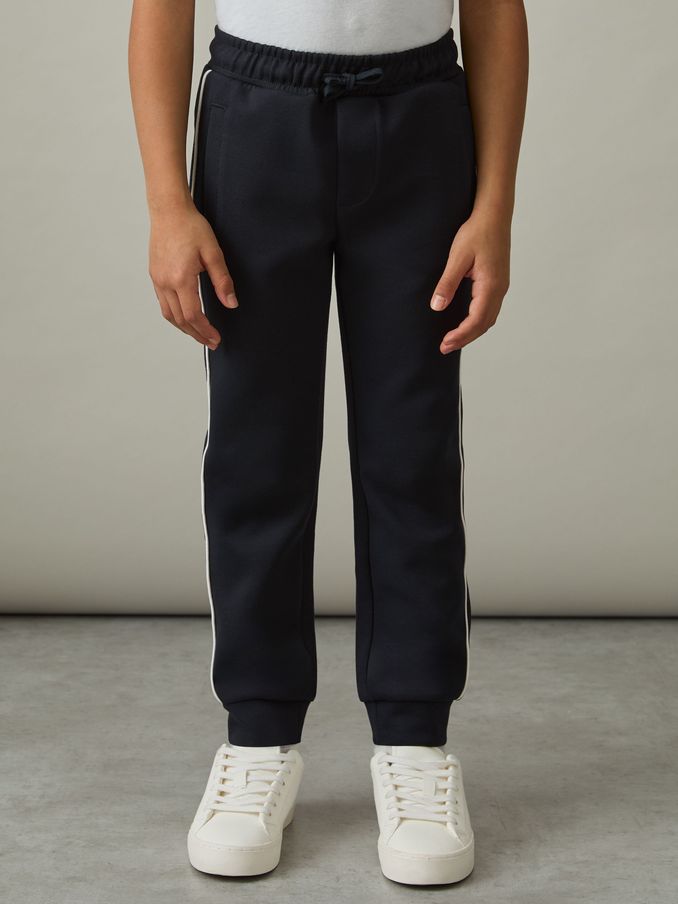 9-13 yrs Joggers in Navy/ Off White (AD9435) | 215 SAR
