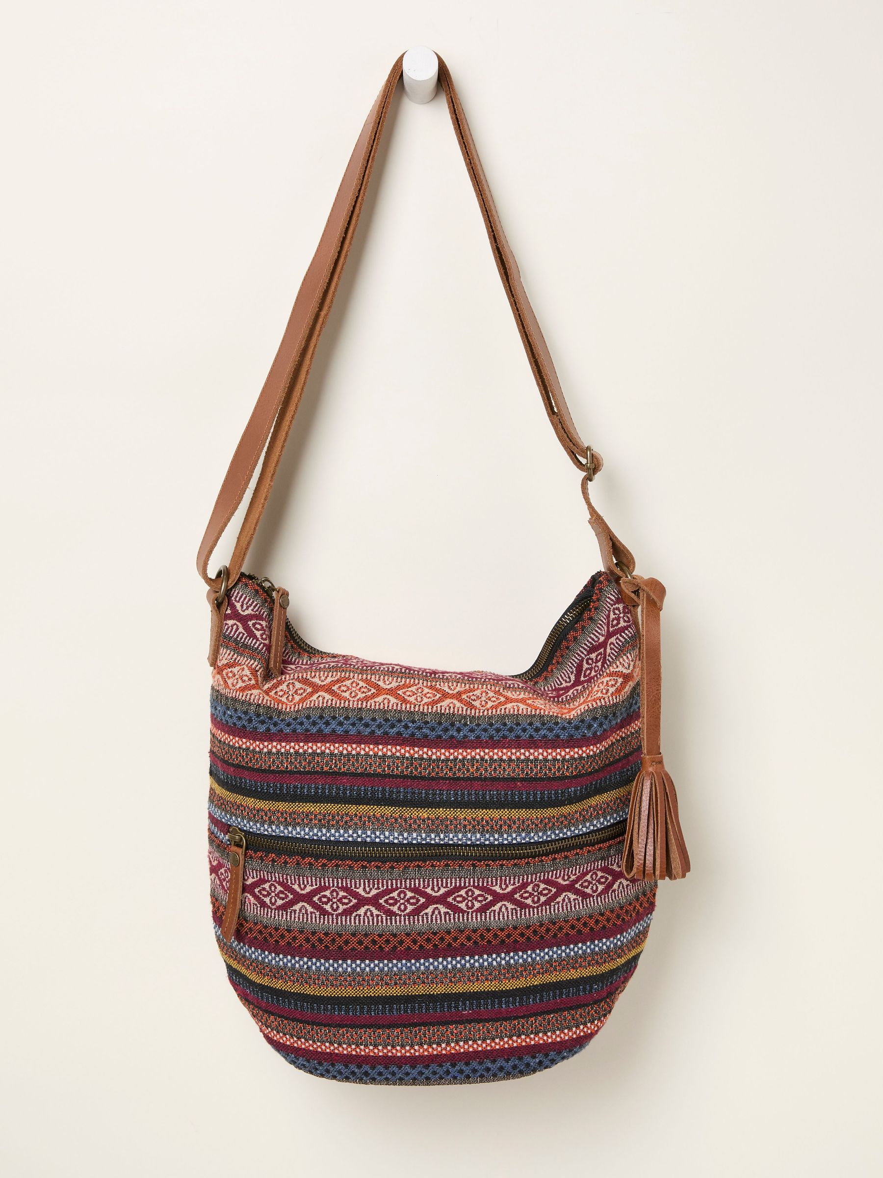 Evalie Multi Woven Crossbody Bag (AG8752) | $72