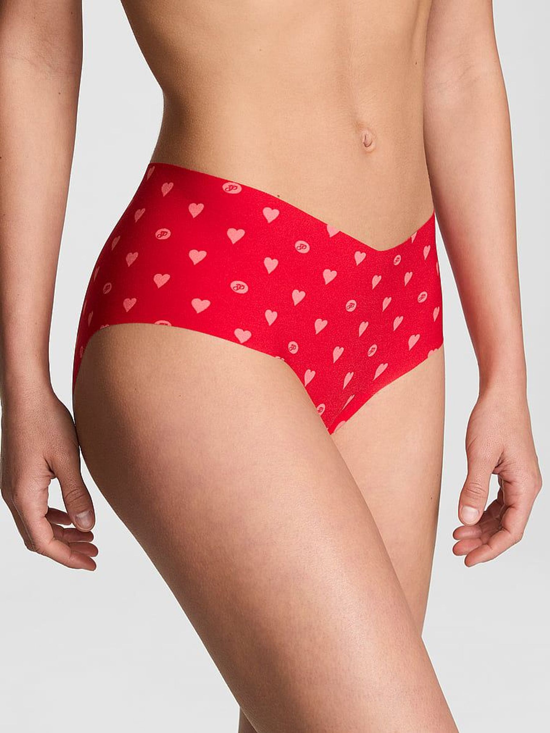 Vermillion Red Heart Hipster Knickers (AG8781) | €10.50