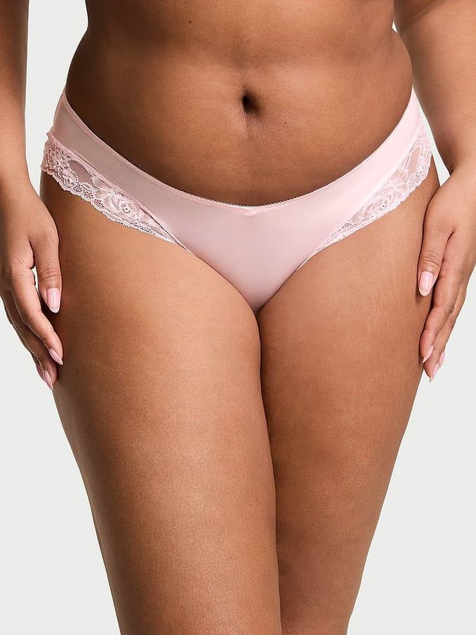 Angel Pink Cheeky Rose Lace Trim Knickers (AG8784) | €15.50