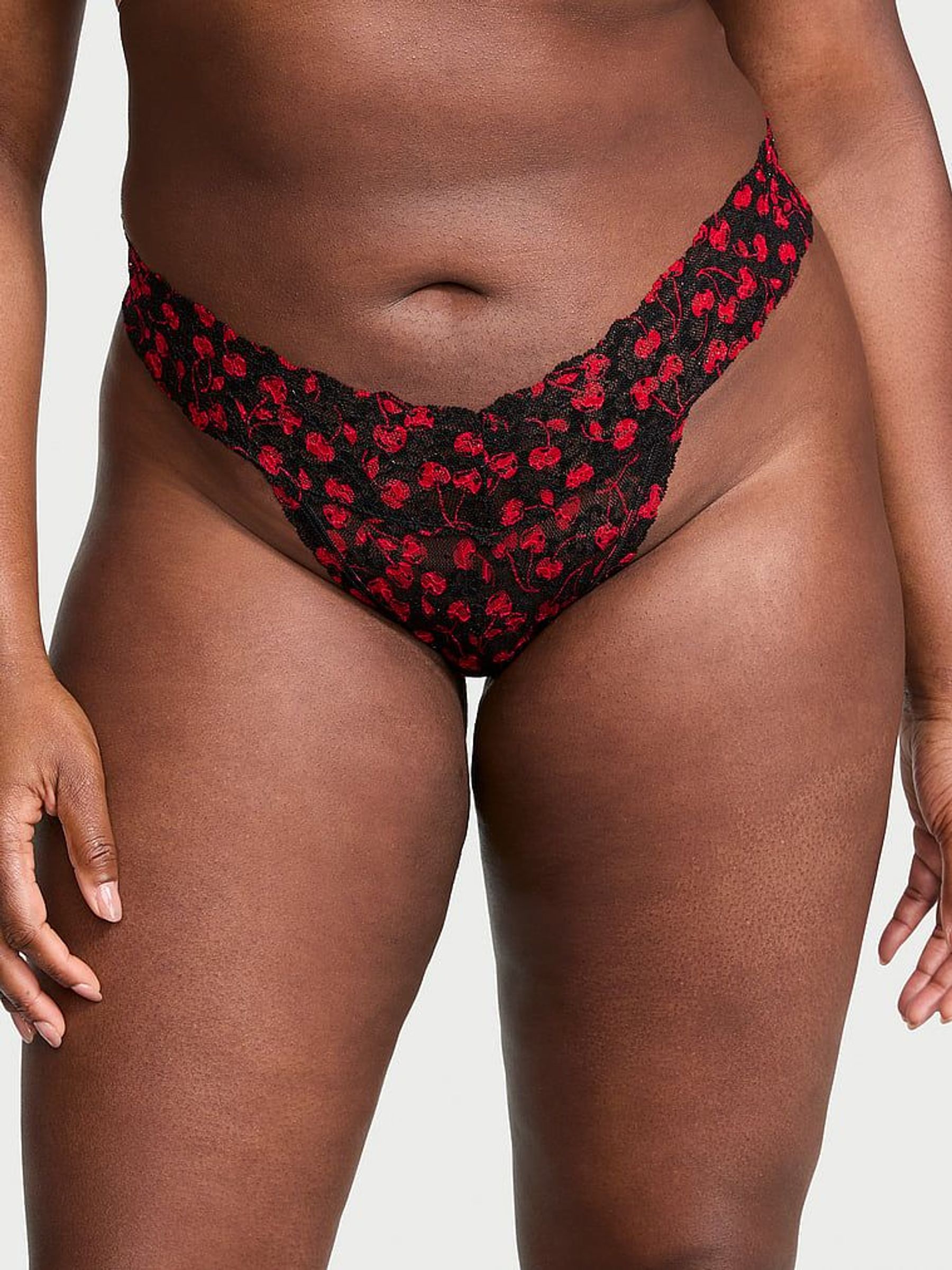 Black Cherries Thong Knickers (AG8798) | €10.50