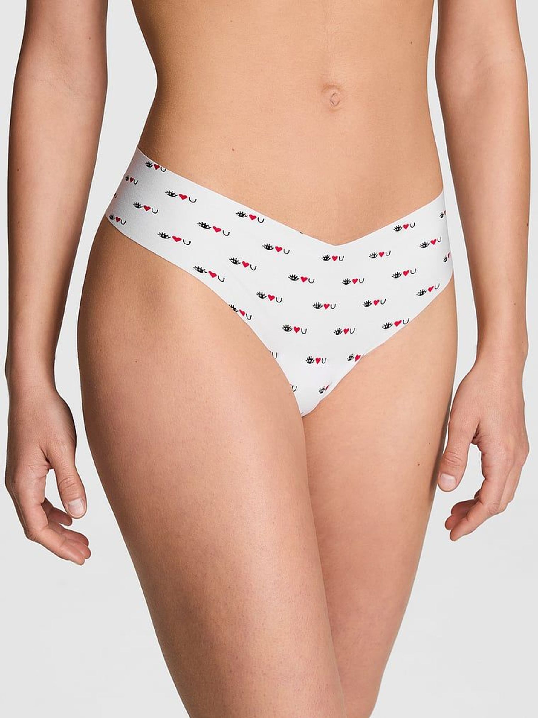 White Eye Heart You Thong Knickers (AG8818) | €10.50