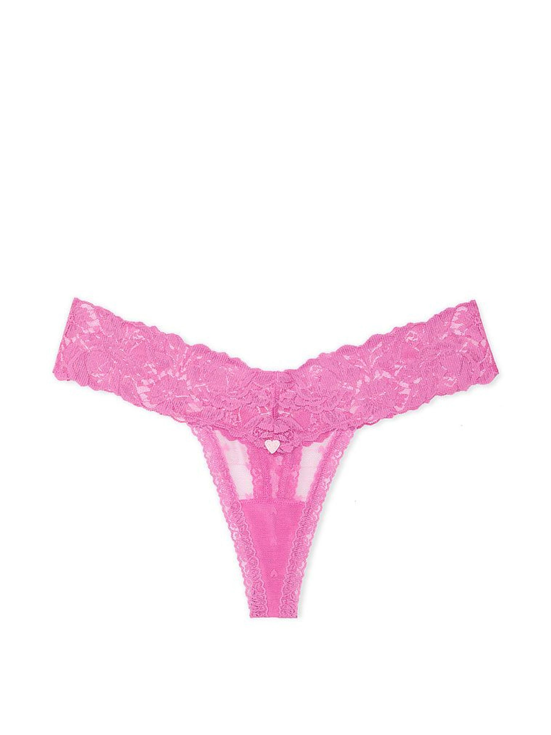 New Peony Pink Thong Knickers (AG8929) | €10.50