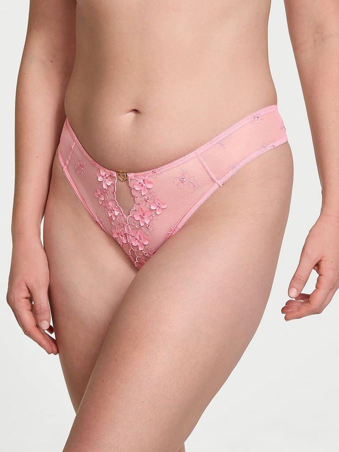 Pink Hope Brazilian Pretty Petals Embroidered Knickers (AG8941) | €22.50