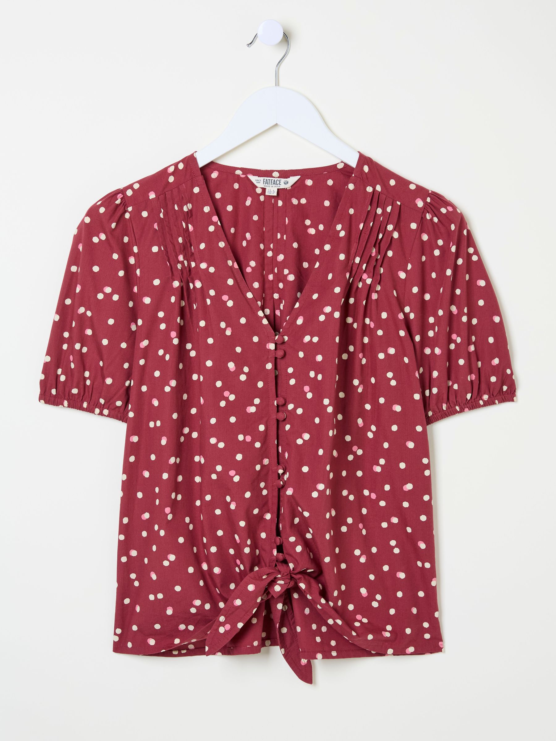 Burgundy Red Savannah Blouse (AG8983) | $70