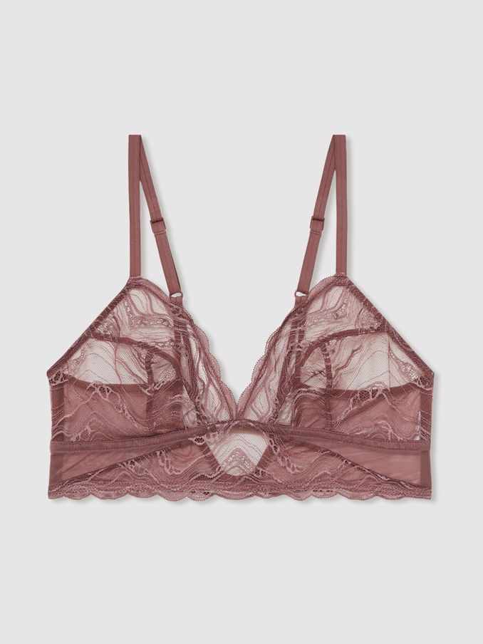 Calvin Klein Unlined Triangle Bra in Dusty Pink (AH6338) | €65