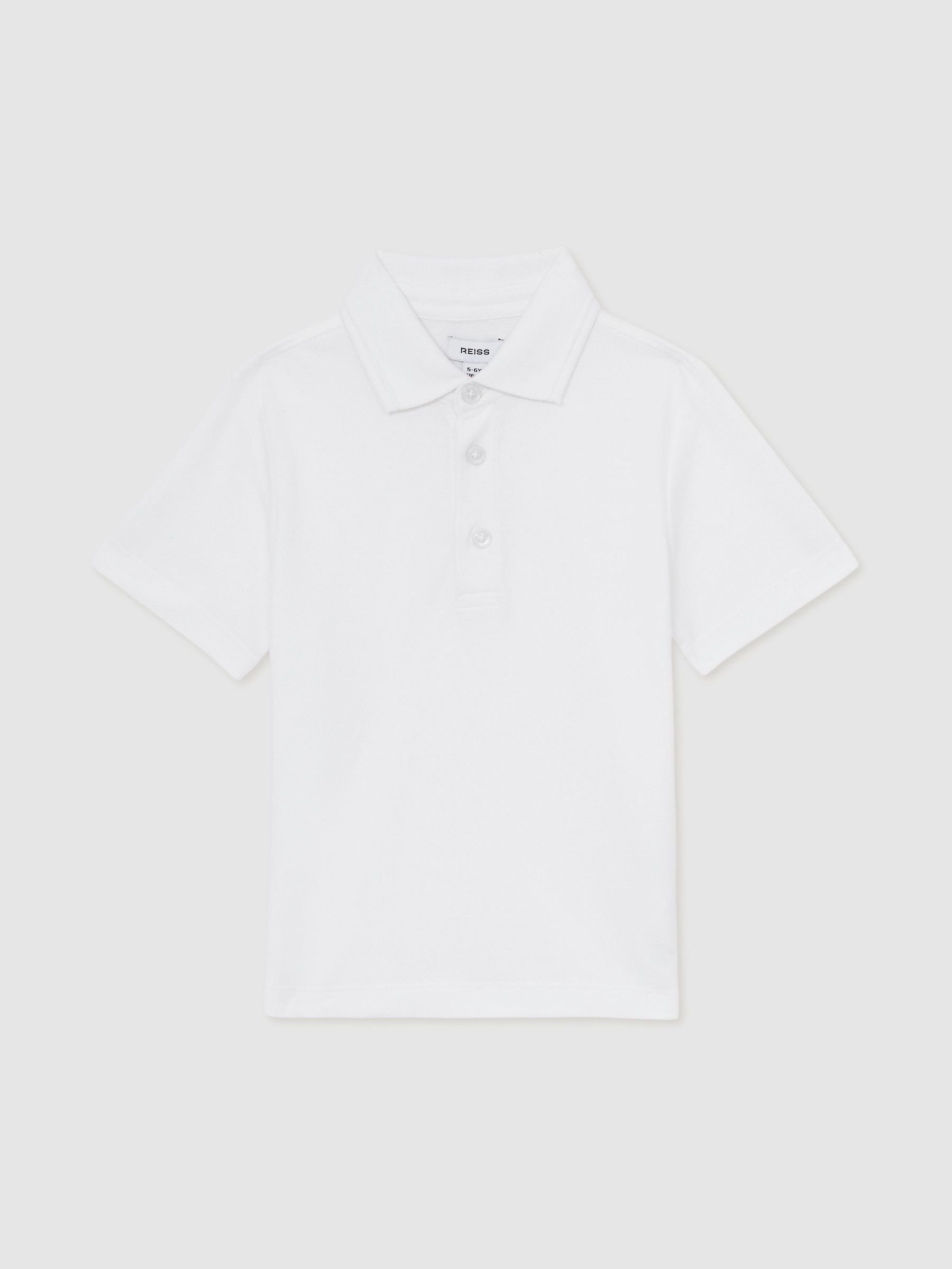 13-14 yrs 2 Pack Cotton Piqué Polo Shirts in White (AH9240) | €45