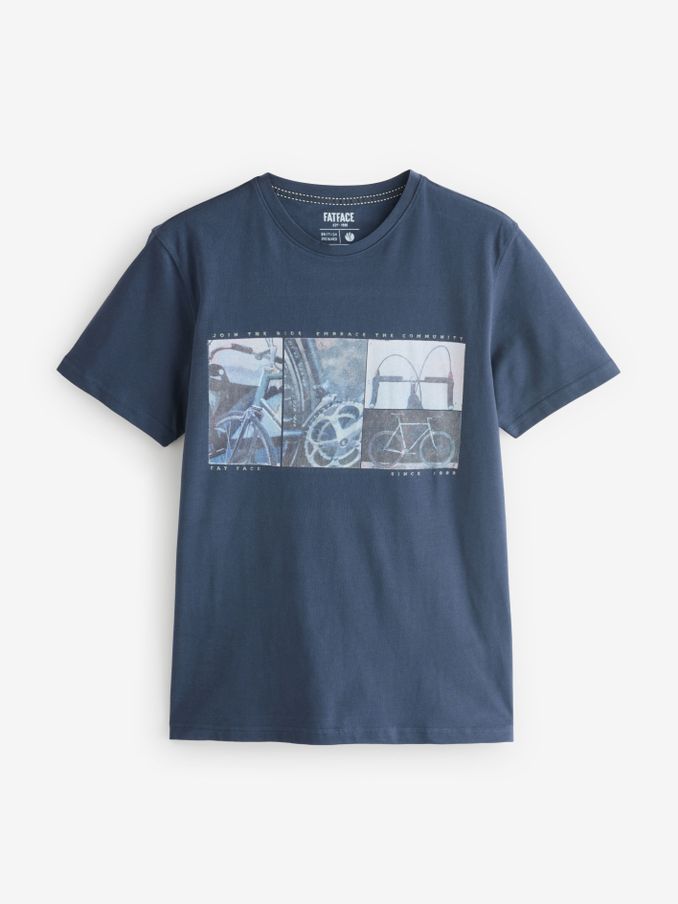Navy Bike Community 100% Cotton T-Shirt (AJ6571) | €23