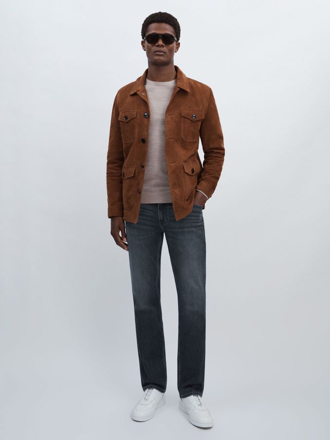 Paige Straight-Leg Jeans in Levine (AJ8825) | $212