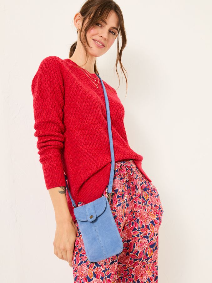 Blue Clara Phone Bag (AJ9812) | €40