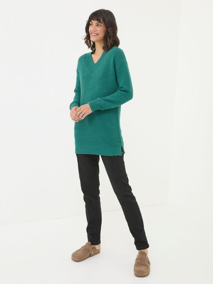 Green Fernlea Tunic 100% Cotton Jumper (AK0699) | €42