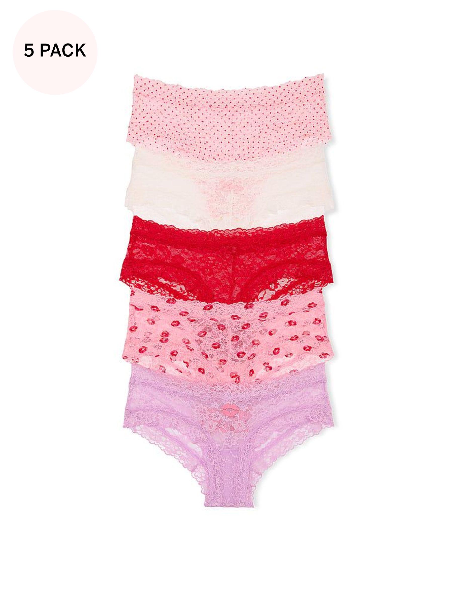 Pink/White/Red/Purple Cheeky 5 Pack Knickers (AK1059) | €31