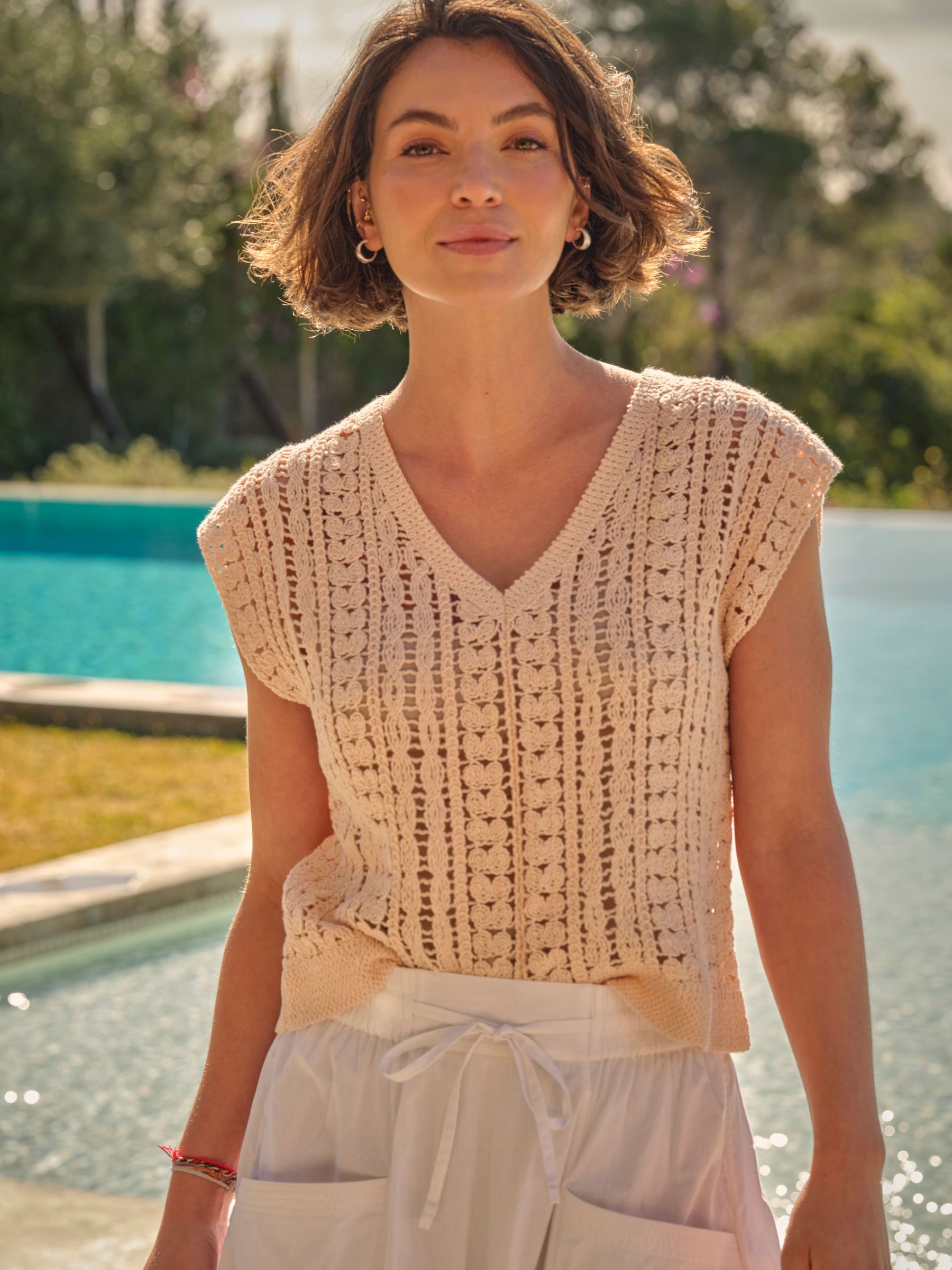 Florence Rose Pink Knitted Tank (AK4331) | $85
