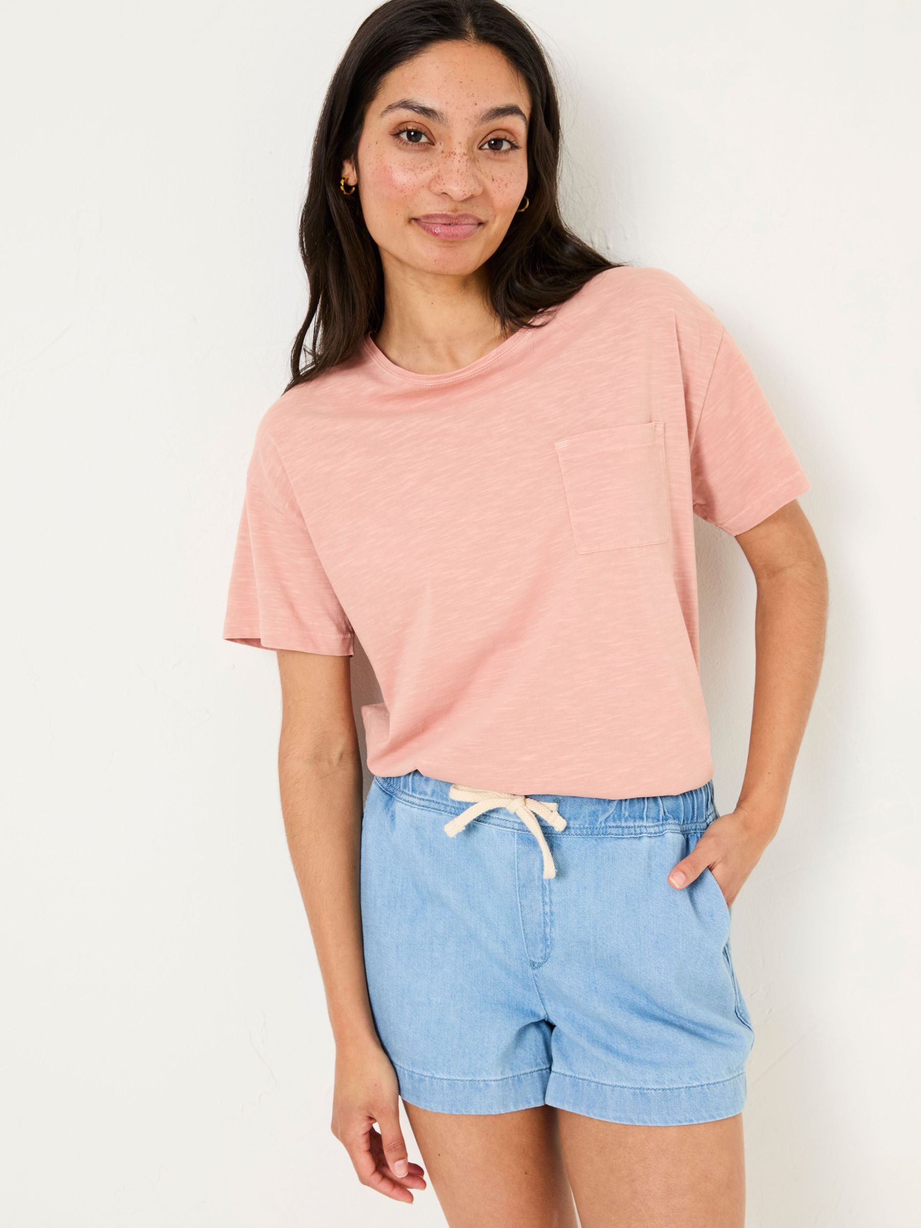 Ashby Light Vintage Blue Drawstring Shorts (AK4803) | €46