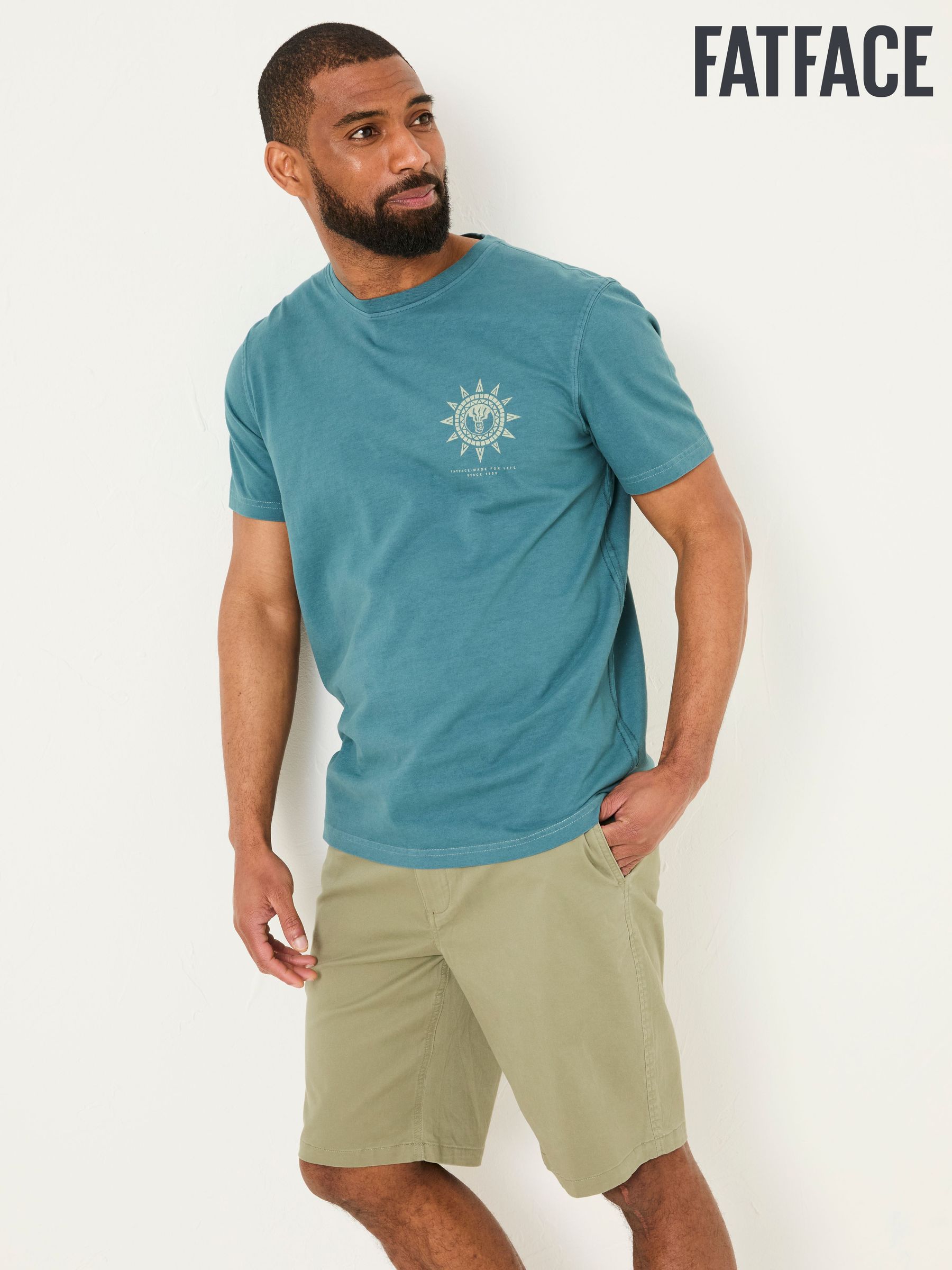 Dark Teal Blue Bike Mandala Graphic Tshirt (AK4894) | €36.50