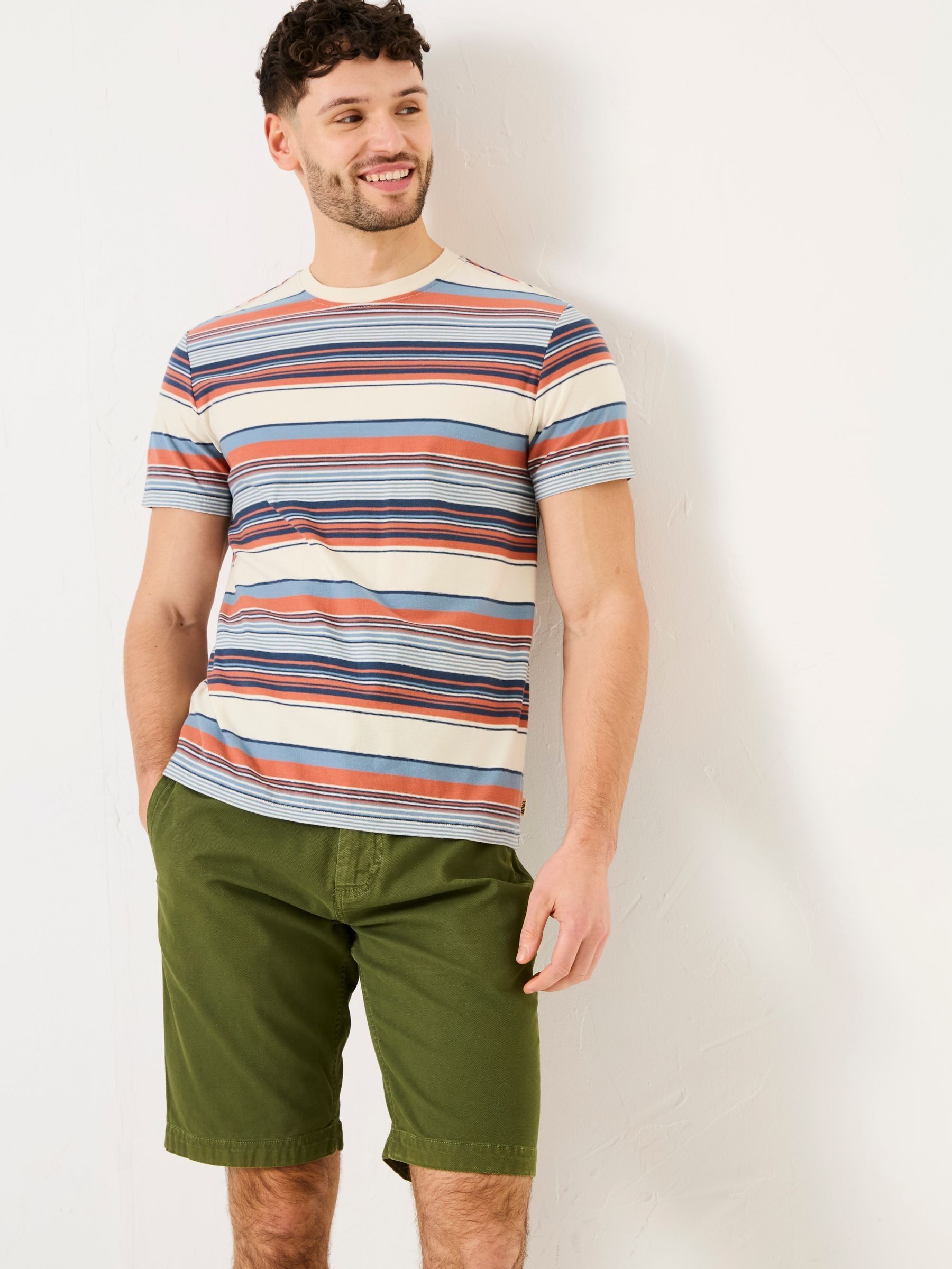 Trescowe Blue Trescowe Stripe Tshirt (AK4912) | €36.50
