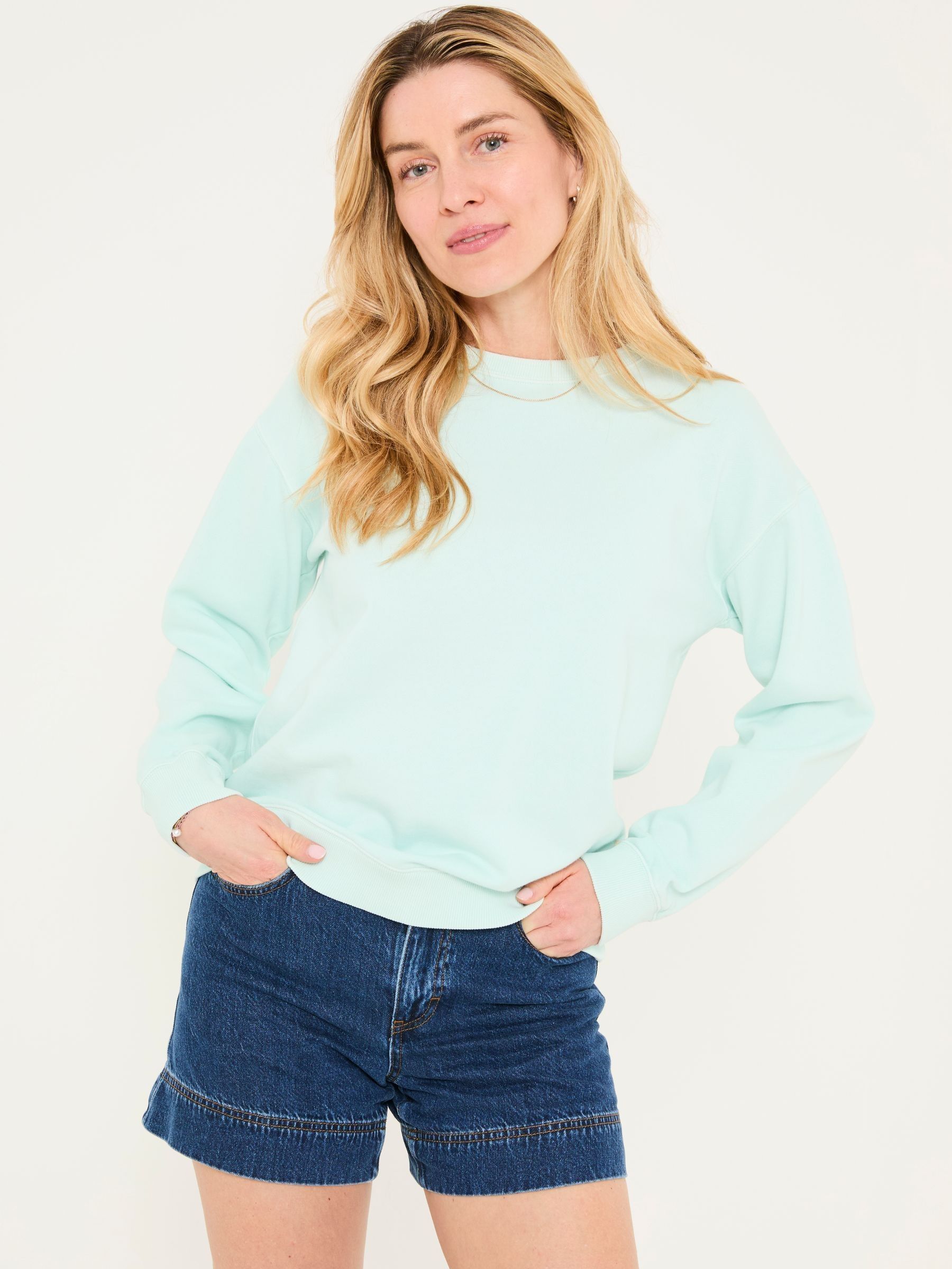 Georgia Mint Green Crew Sweatshirt (AK6086) | €52