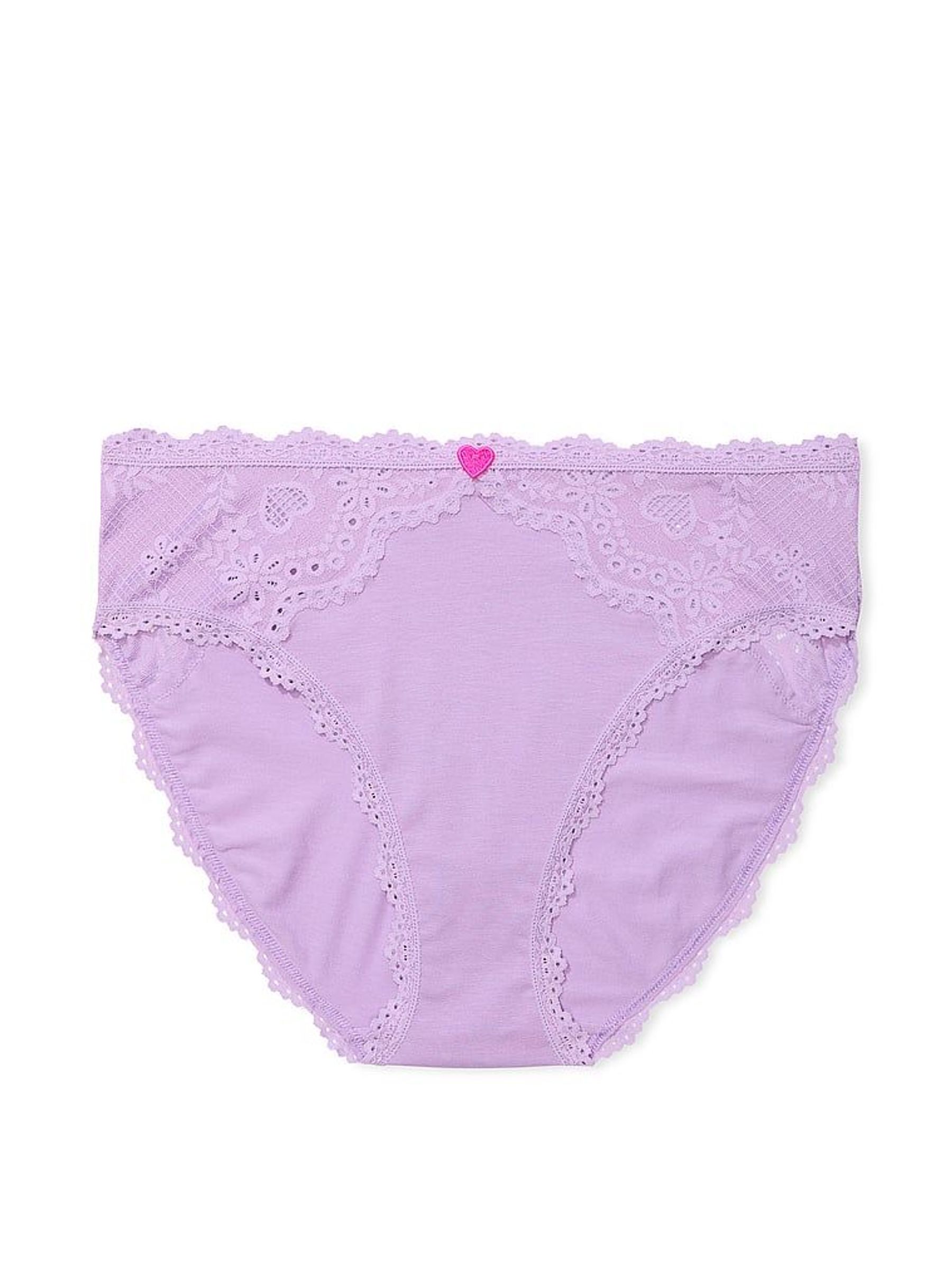 Charmed Violet Purple Brief Heart Knickers (AK7417) | €10.50