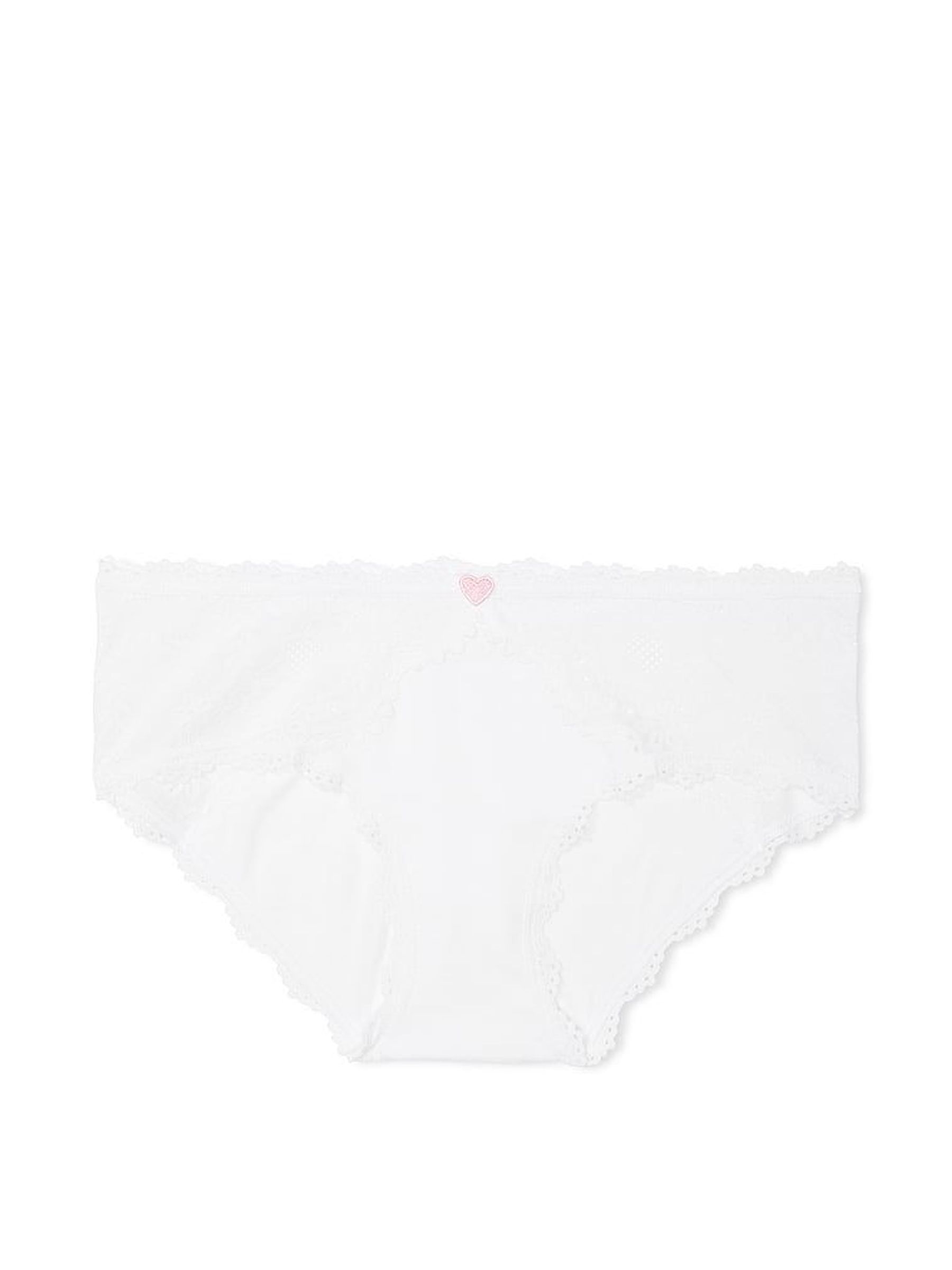 White Hipster Heart Knickers (AK7427) | €10.50