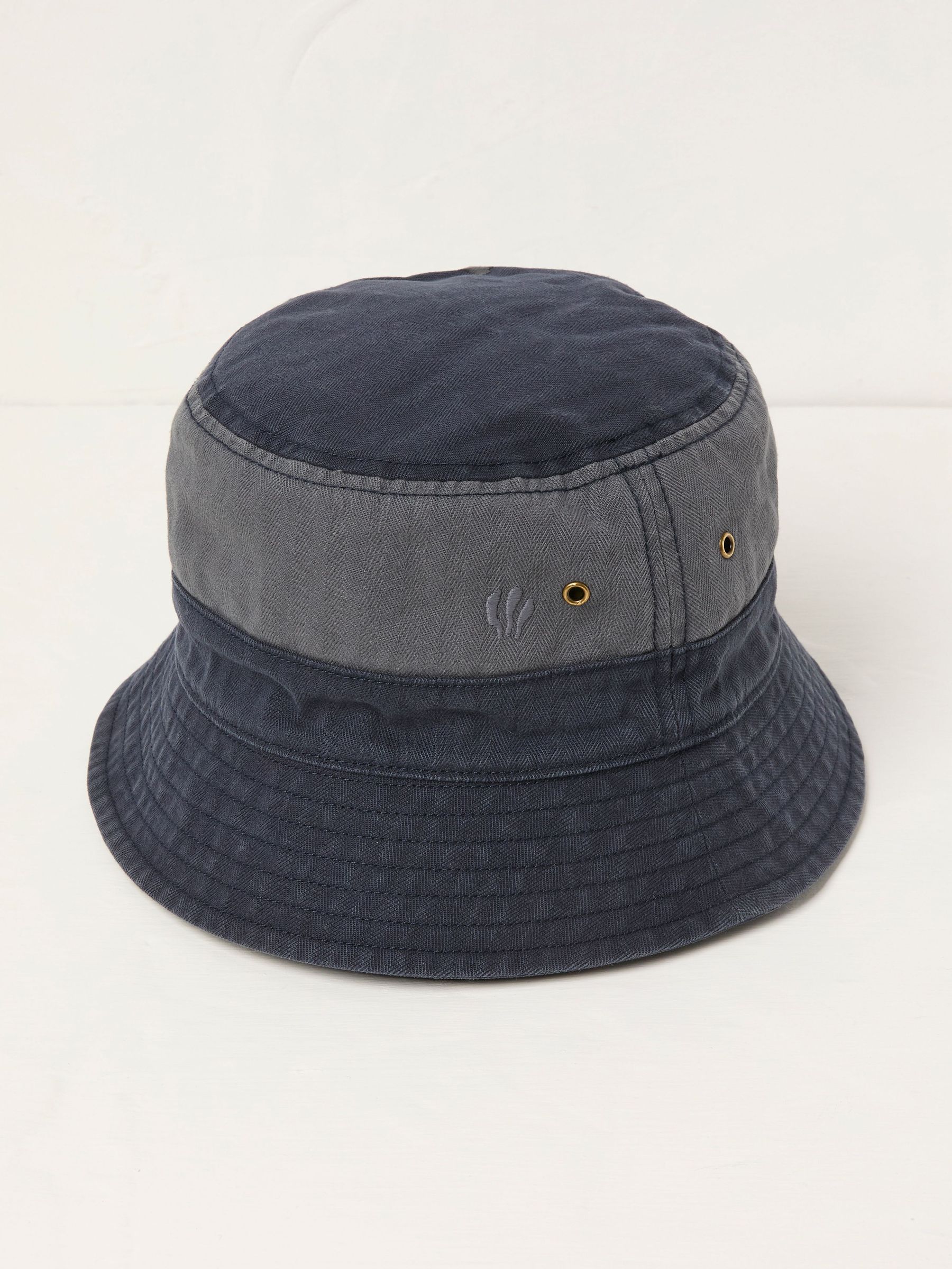 Navy Blue Colourblock Bucket 100% Cotton Hat (AK7879) | €26