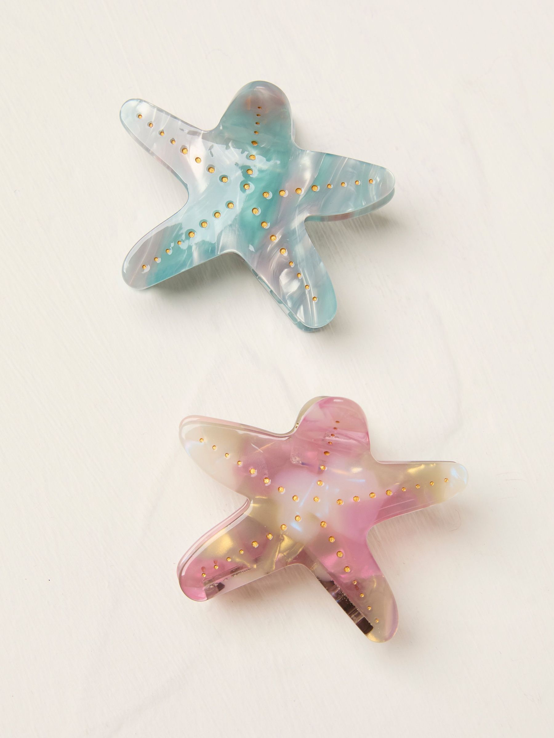 Multi Starfish Hair Clips (AK8333) | €16.50