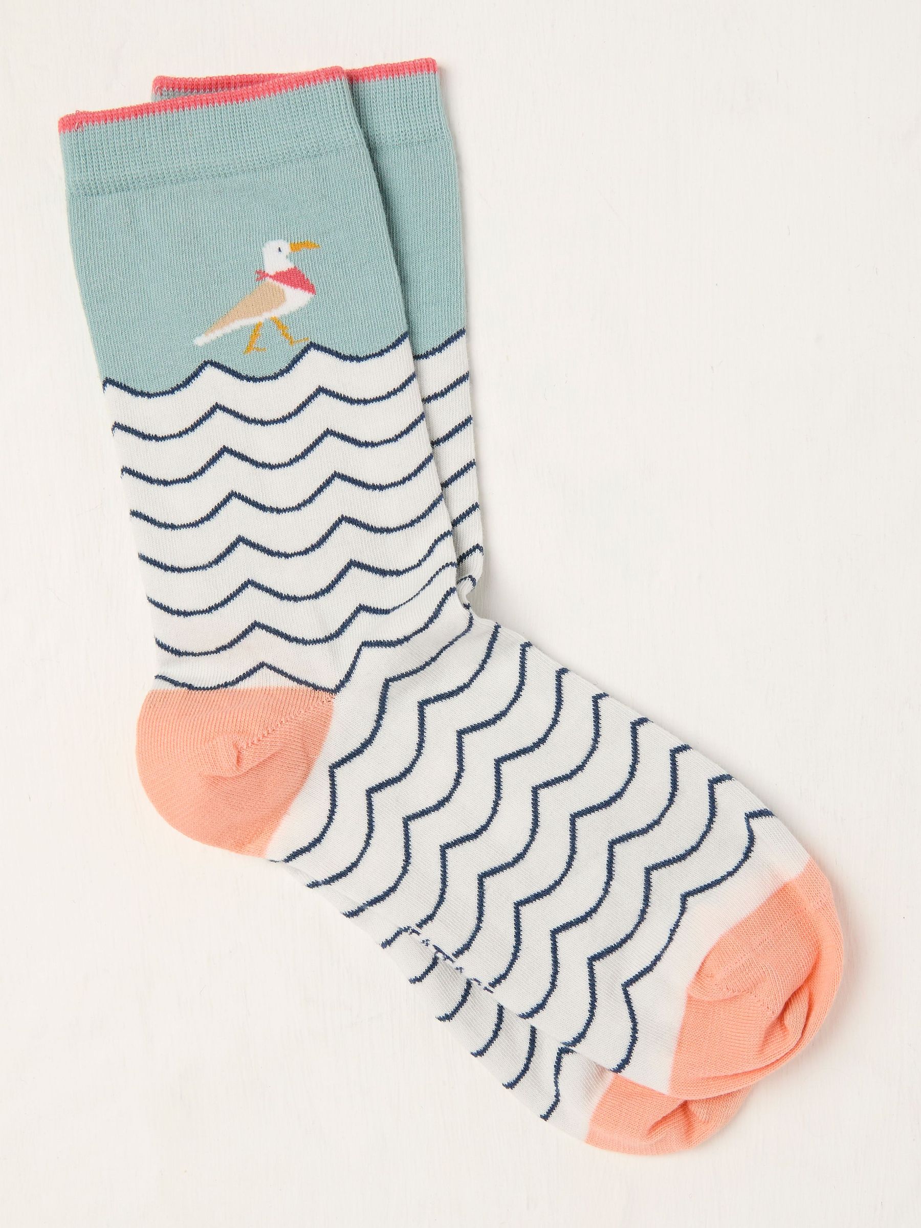 Green Seagull Socks (AL0408) | €9.50