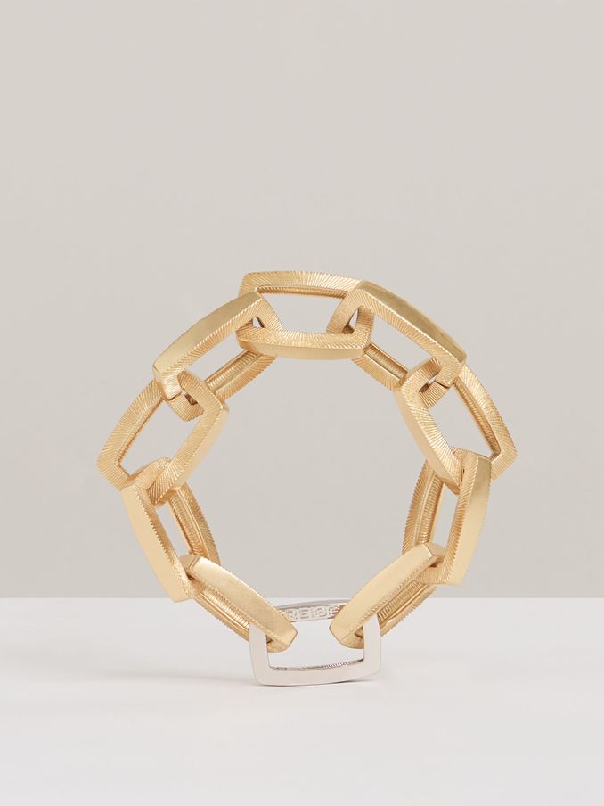 Geometric Chain Bracelet in Gold Tone (AL1151) | €125